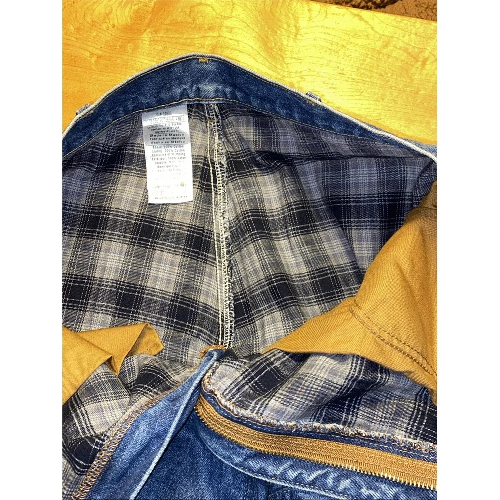 Carhartt Men's 34x36 New Insulated Lined Jeans Workwear Heavy 100% Cotton‎ $189